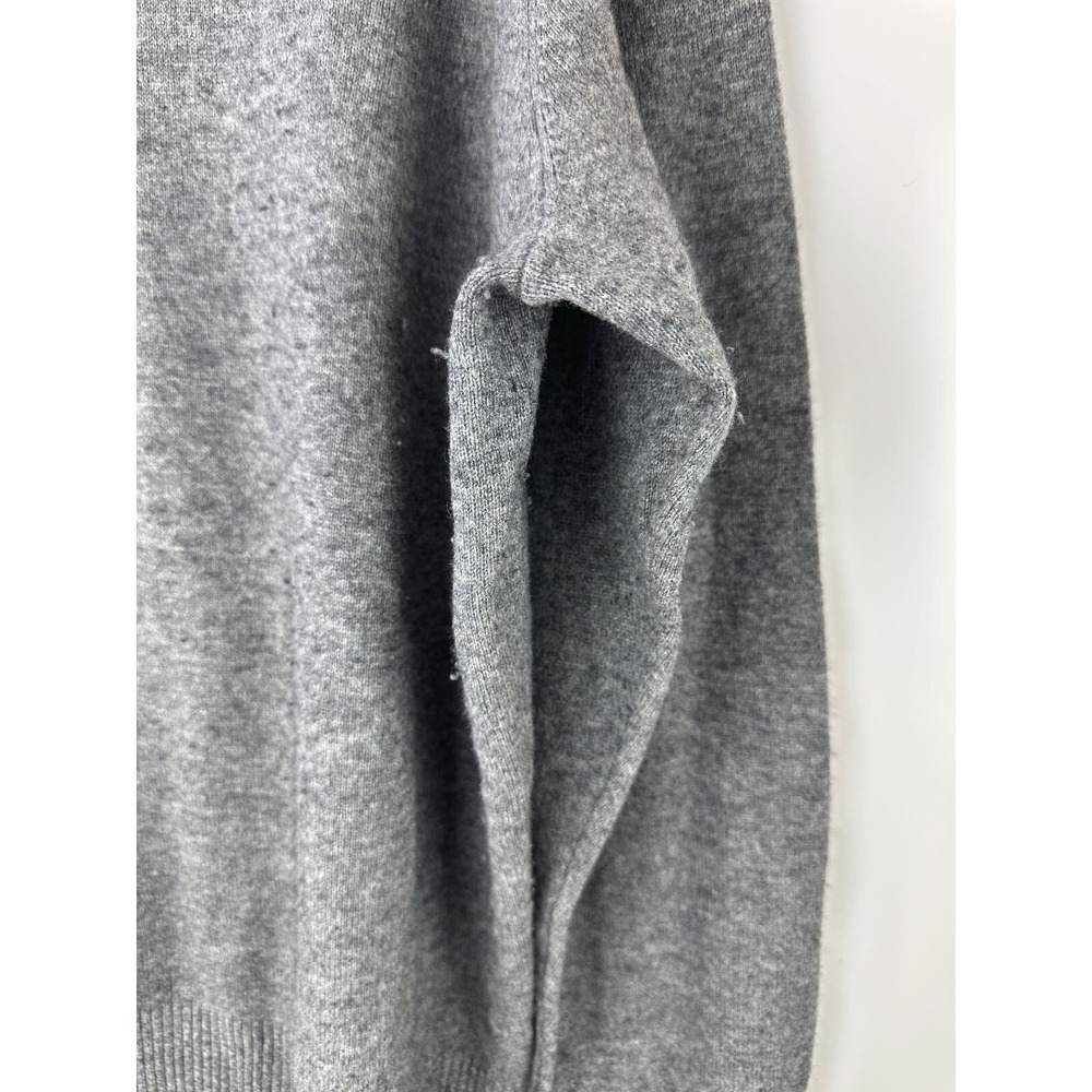 Luxury Cashmere Cremieux V-Neck Sweater Heather Gray Long Sleeve Men's Size XXL - Picture 13 of 15